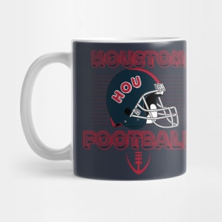 Houston Football Vintage Style Mug